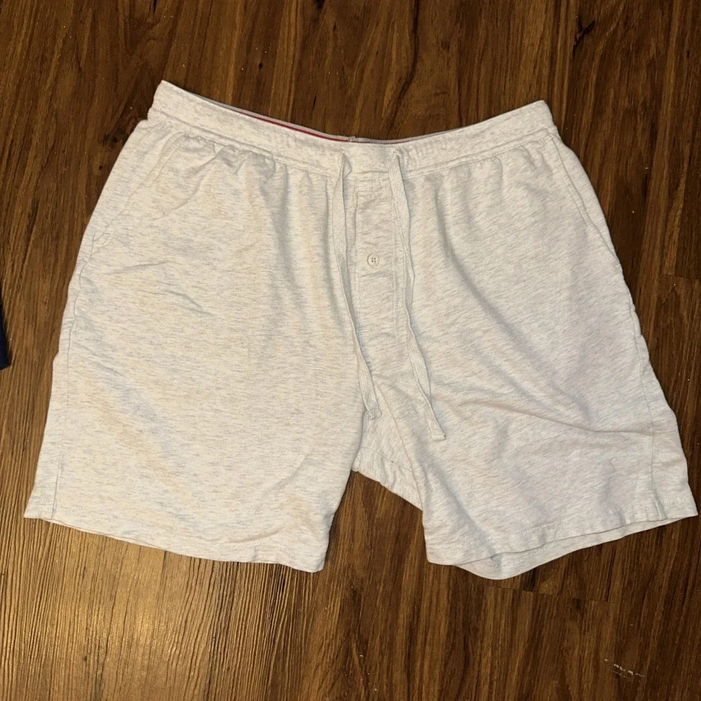 Hanes Men's Jersey Knit Cotton Button Fly Pajama Sleep Shorts Large Bundle Of 6